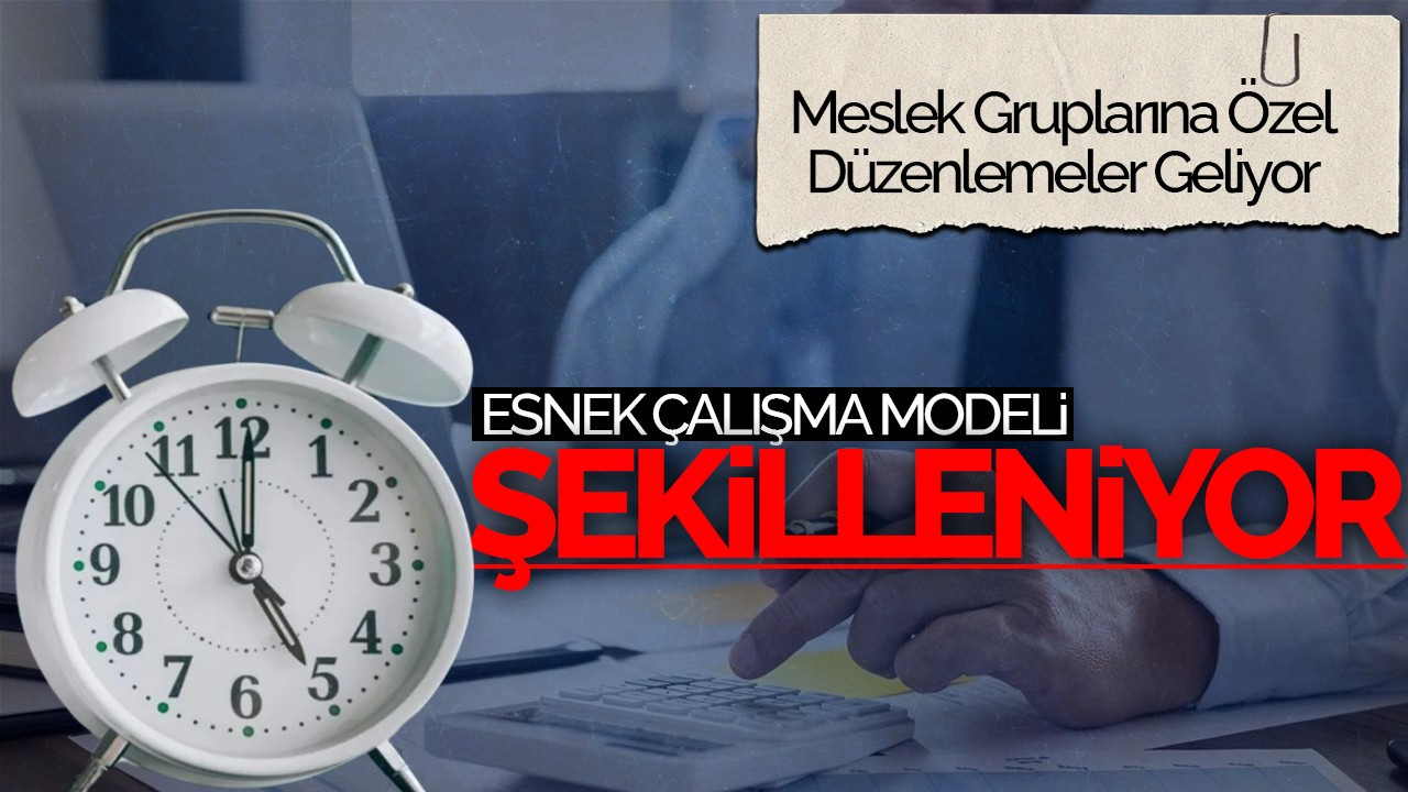 Esnek Çalışma Modeli Şekilleniyor: Meslek Gruplarına Özel Düzenlemeler Geliyor