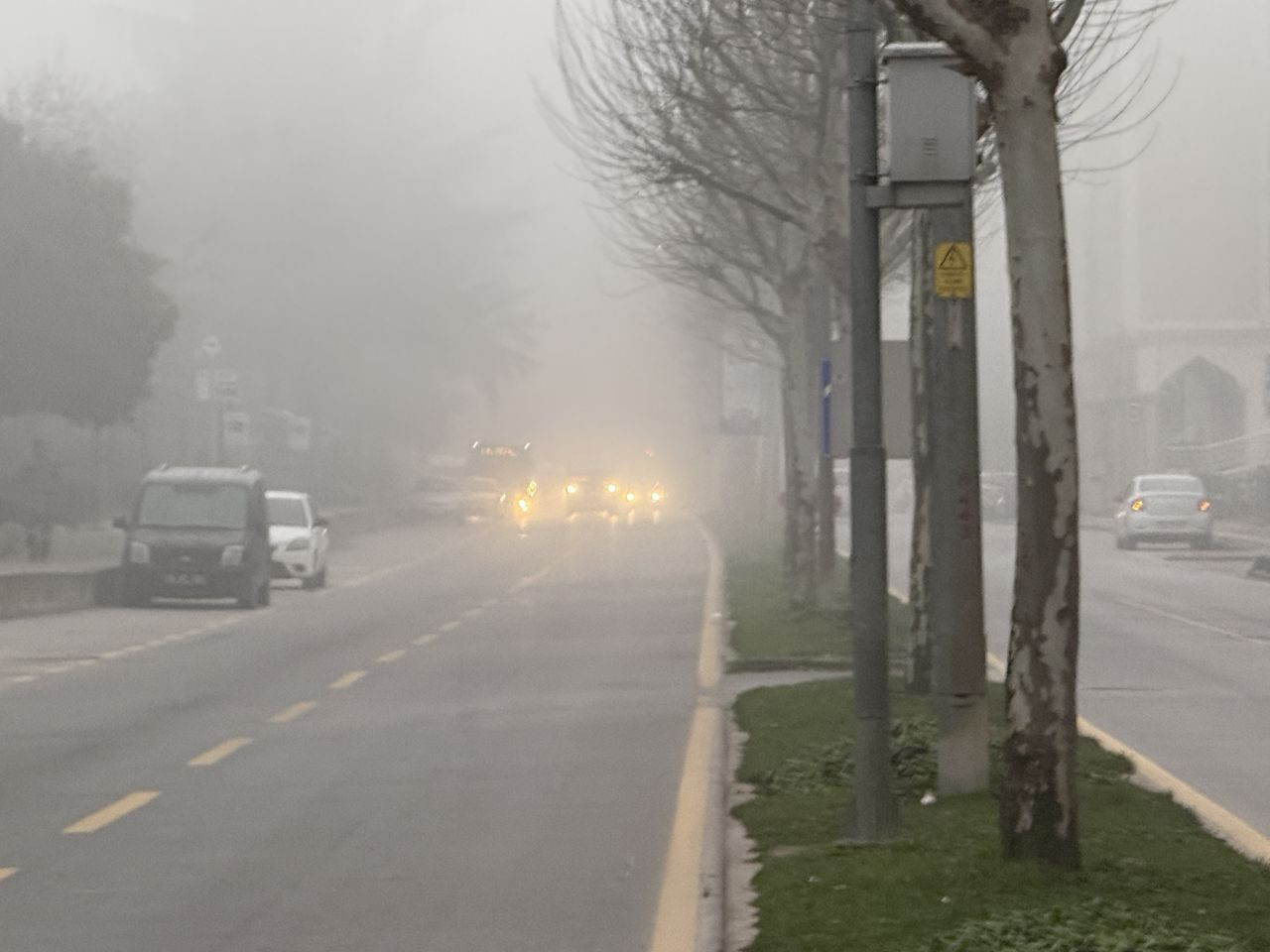 Sakarya'da Yoğun Sis Ulaşımı Zorlaştırdı - Sayfa 1