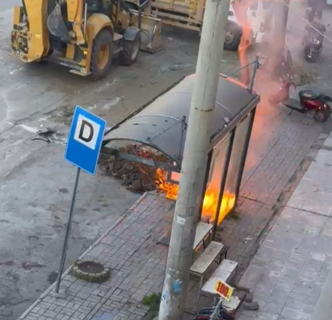 İş Makinesinin Elektrik Tellerine Zarar Vermesi Yangına Neden Oldu - Sayfa 1