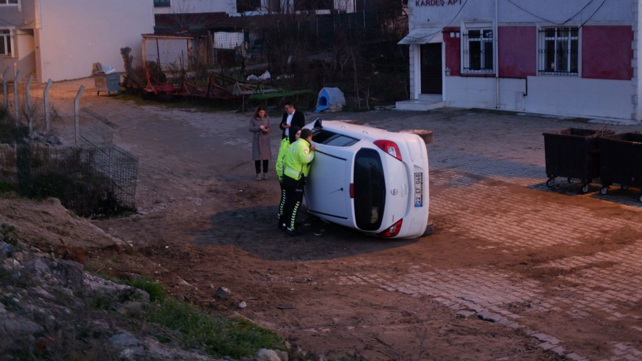 Otomobil 5 Metreden Uçtu, Emniyet Kemeri Hayat Kurtardı - Sayfa 2