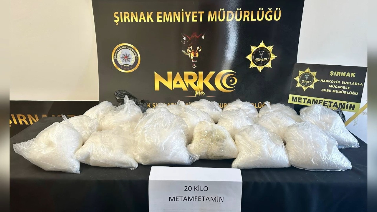Şırnak’ta 20 Kilogram Uyuşturucu Ele Geçirildi