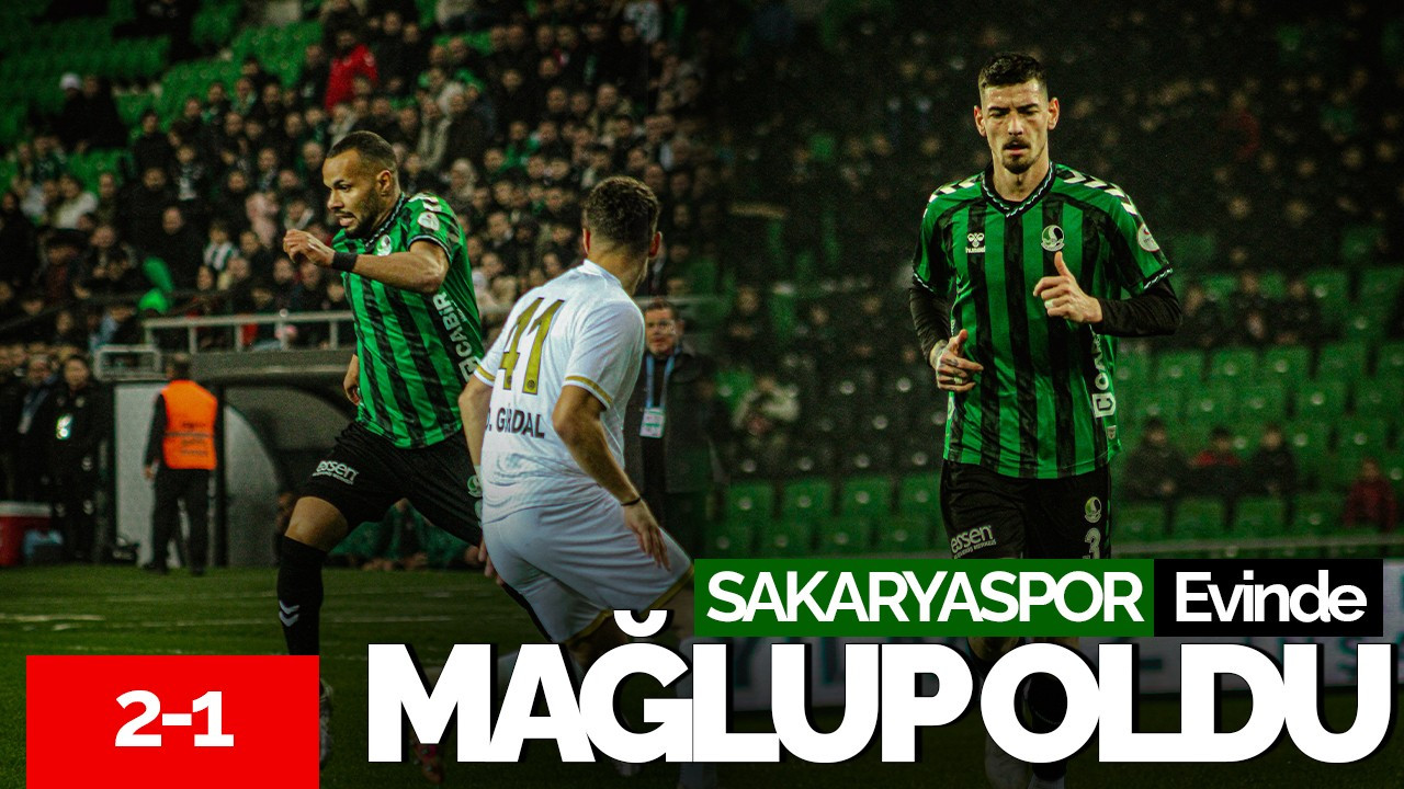 Sakaryaspor, Manisa FK Karşısında Sahasında Yenildi: 1-2