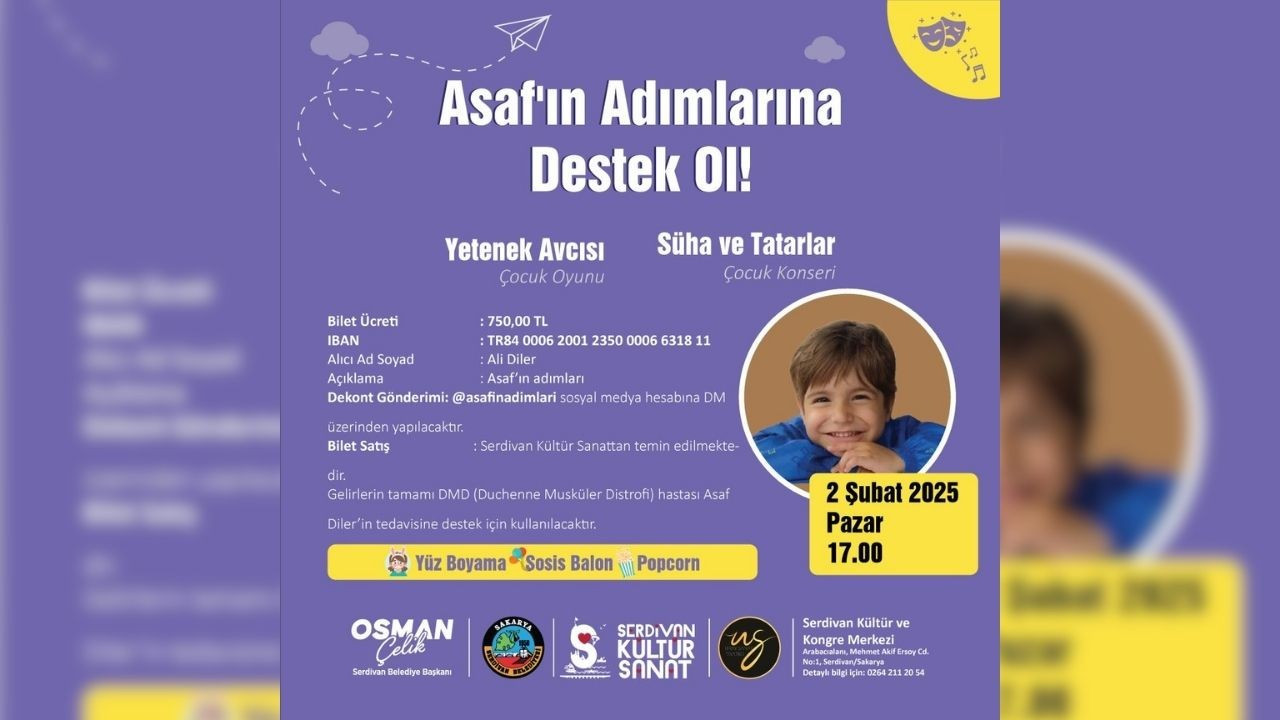 Minik Kahraman Asaf İçin Serdivan’da Anlamlı Etkinlik