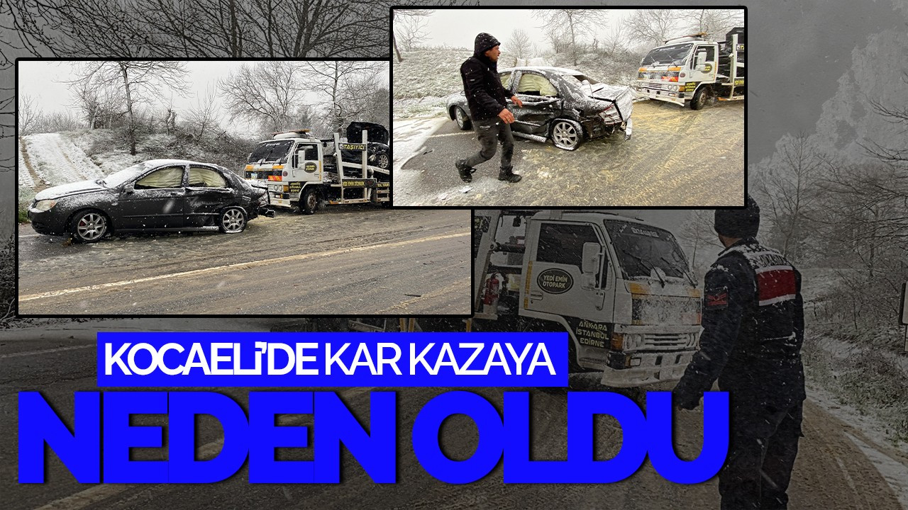 Kocaeli'de Kar Kazaya Neden Oldu: 7 Kişi Yaralandı