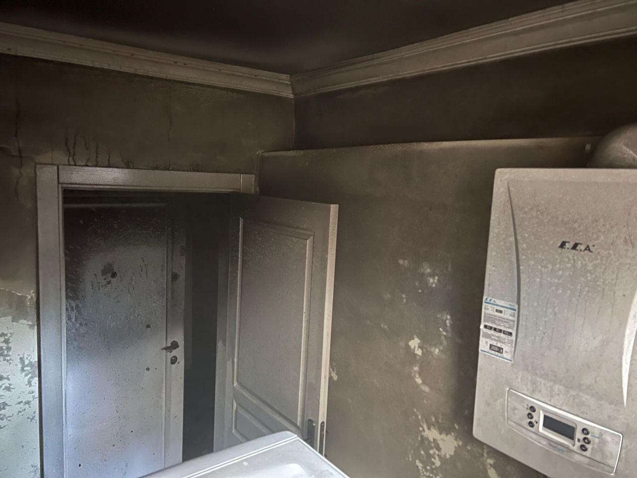 Çorum'da Apartman Dairesinde Yangın - Sayfa 2