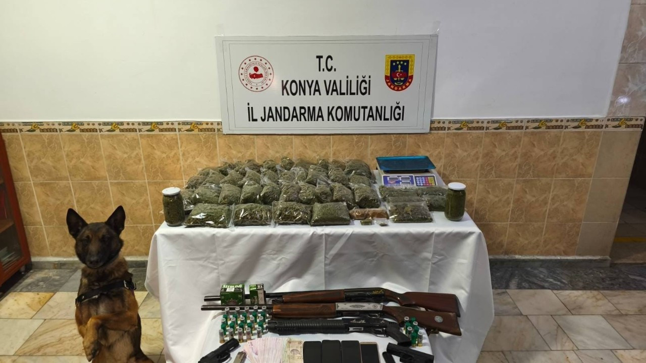 Konya’da Jandarmadan Uyuşturucu Operasyonu: 4 Tutuklama