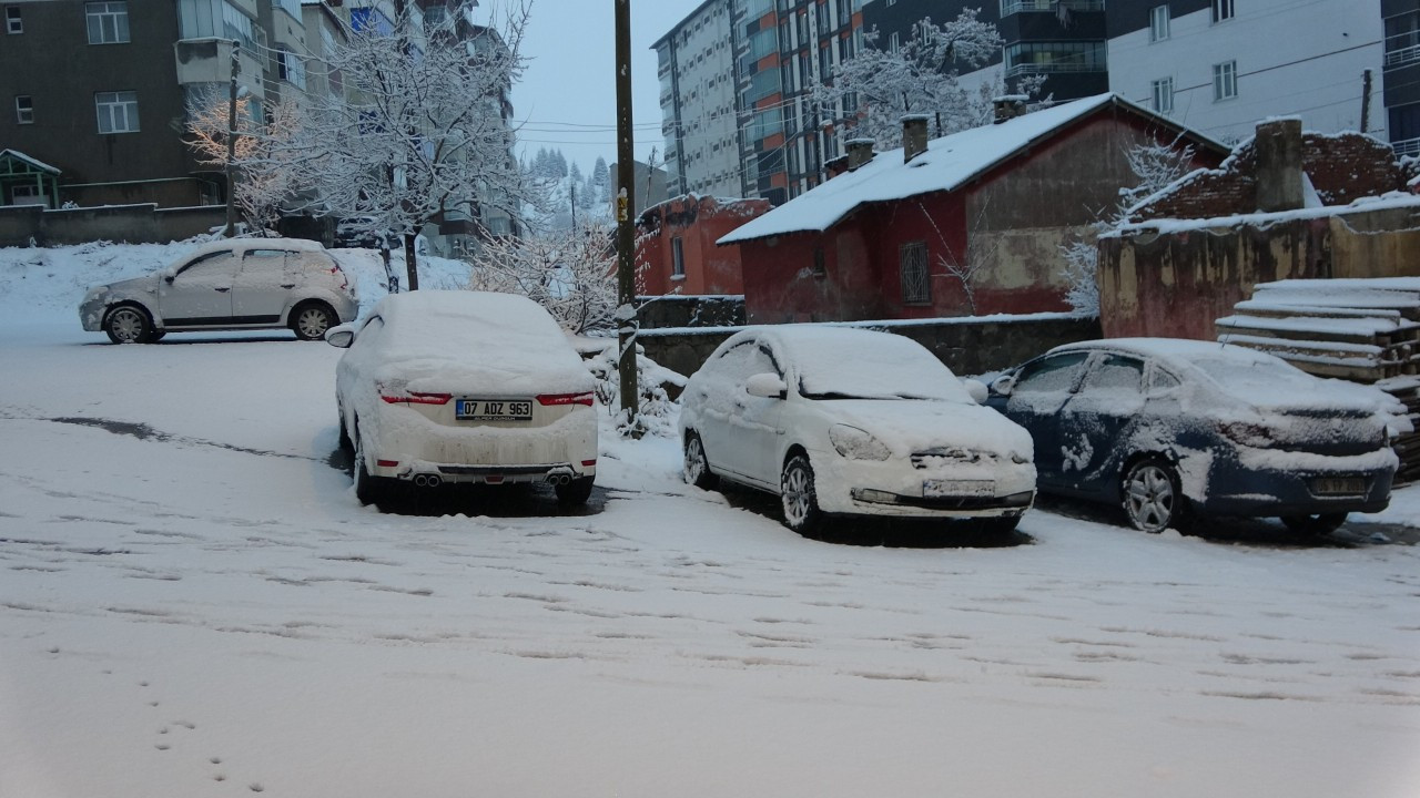 Bitlis’te Beklenen Kar Yağışı Başladı! Yollar Beyaza Büründü