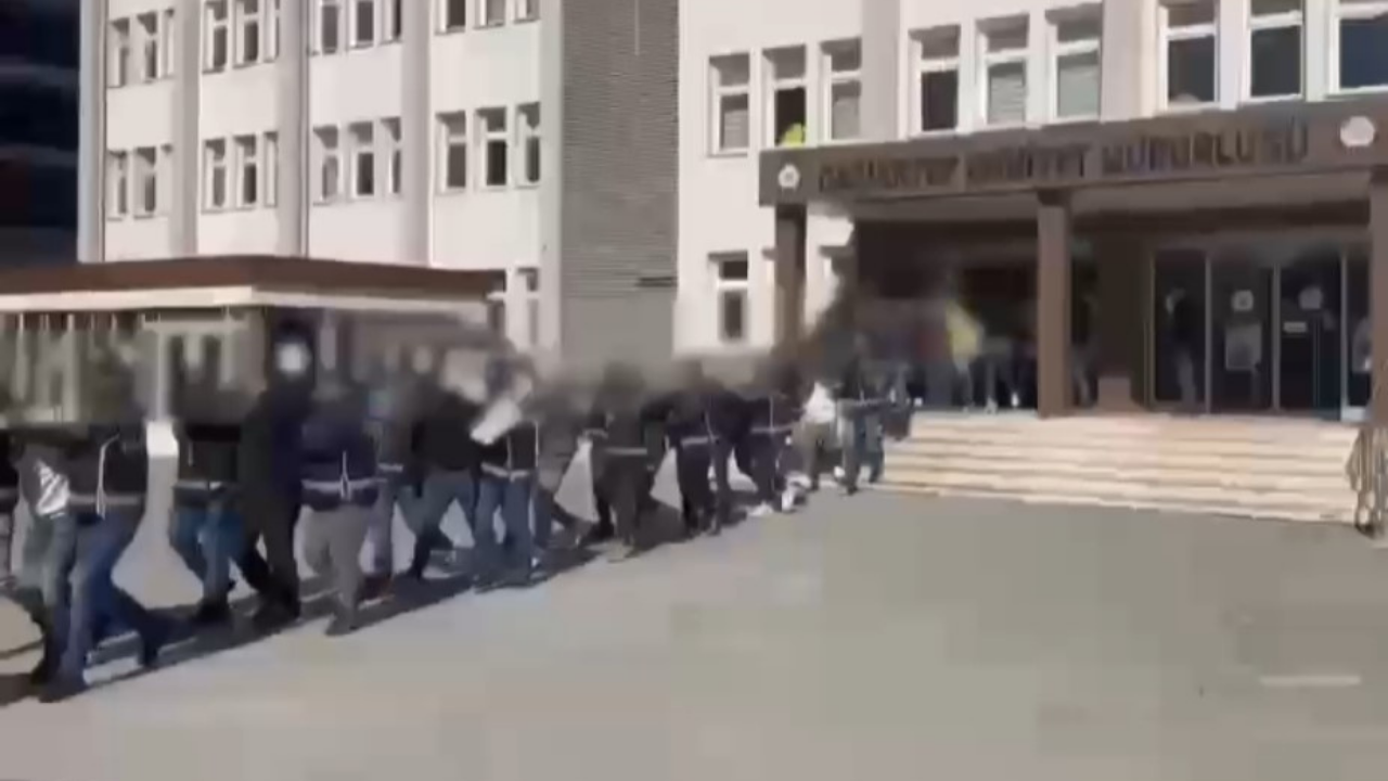Gaziantep’te Silahlı Suç Örgütüne Operasyon! 23 Şüpheli Gözaltında