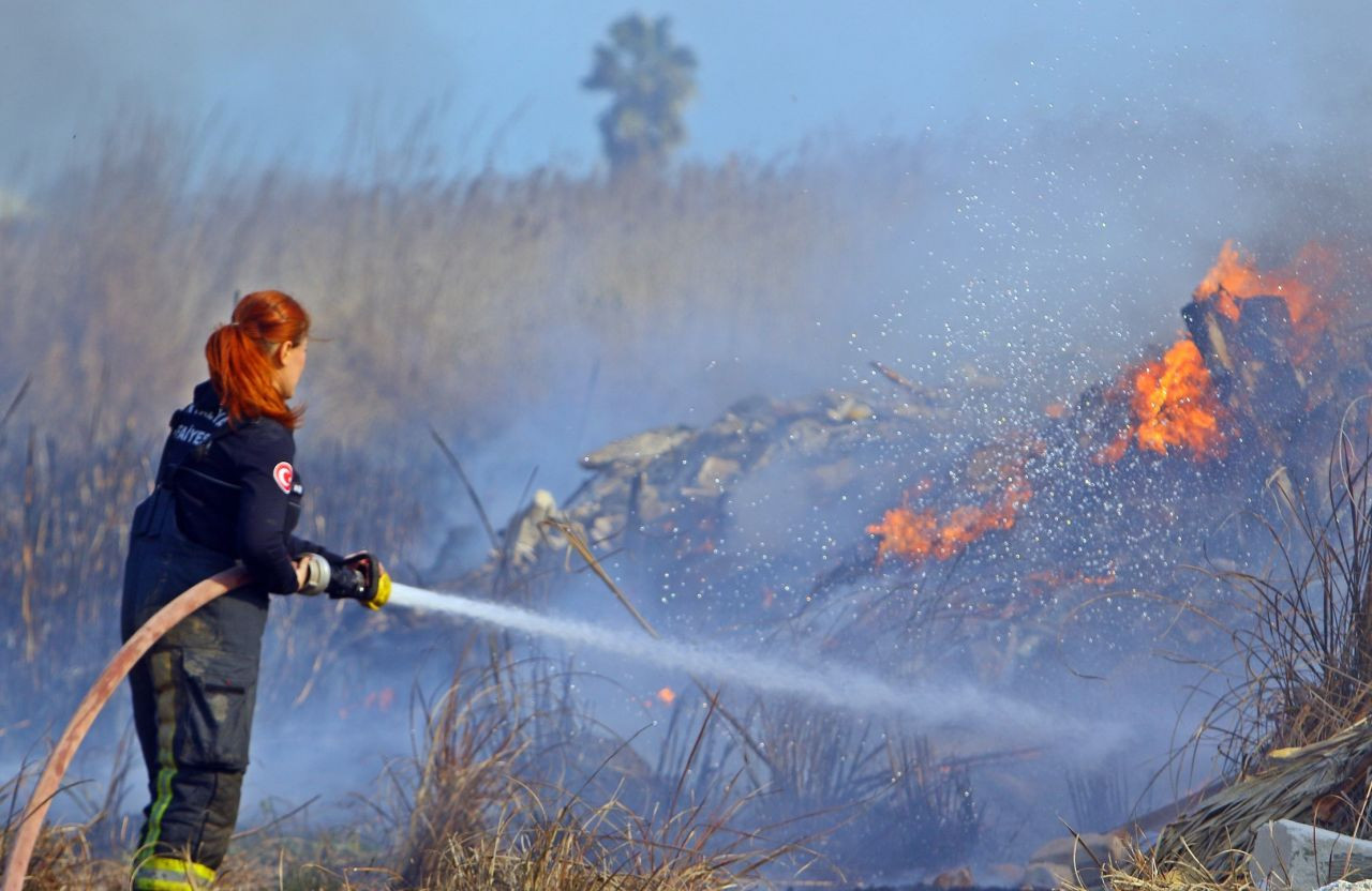 Antalya'da Sazlık Yangını Korkuttu: Ev ve Seralar Tehlike Atlattı - Sayfa 3