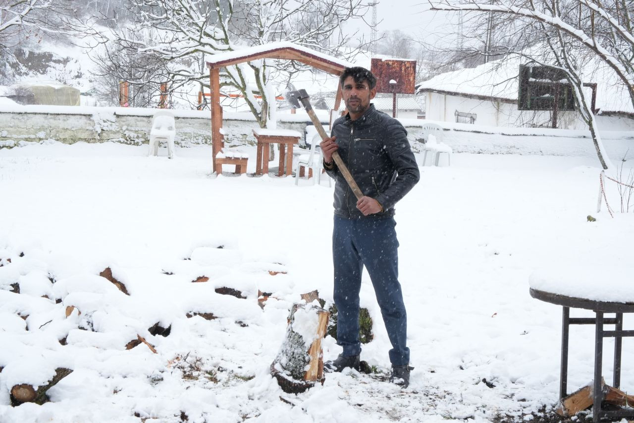 Kar Yağışıyla Oluşan Kartpostallık Görüntüler Havadan Görüntülendi - Sayfa 3