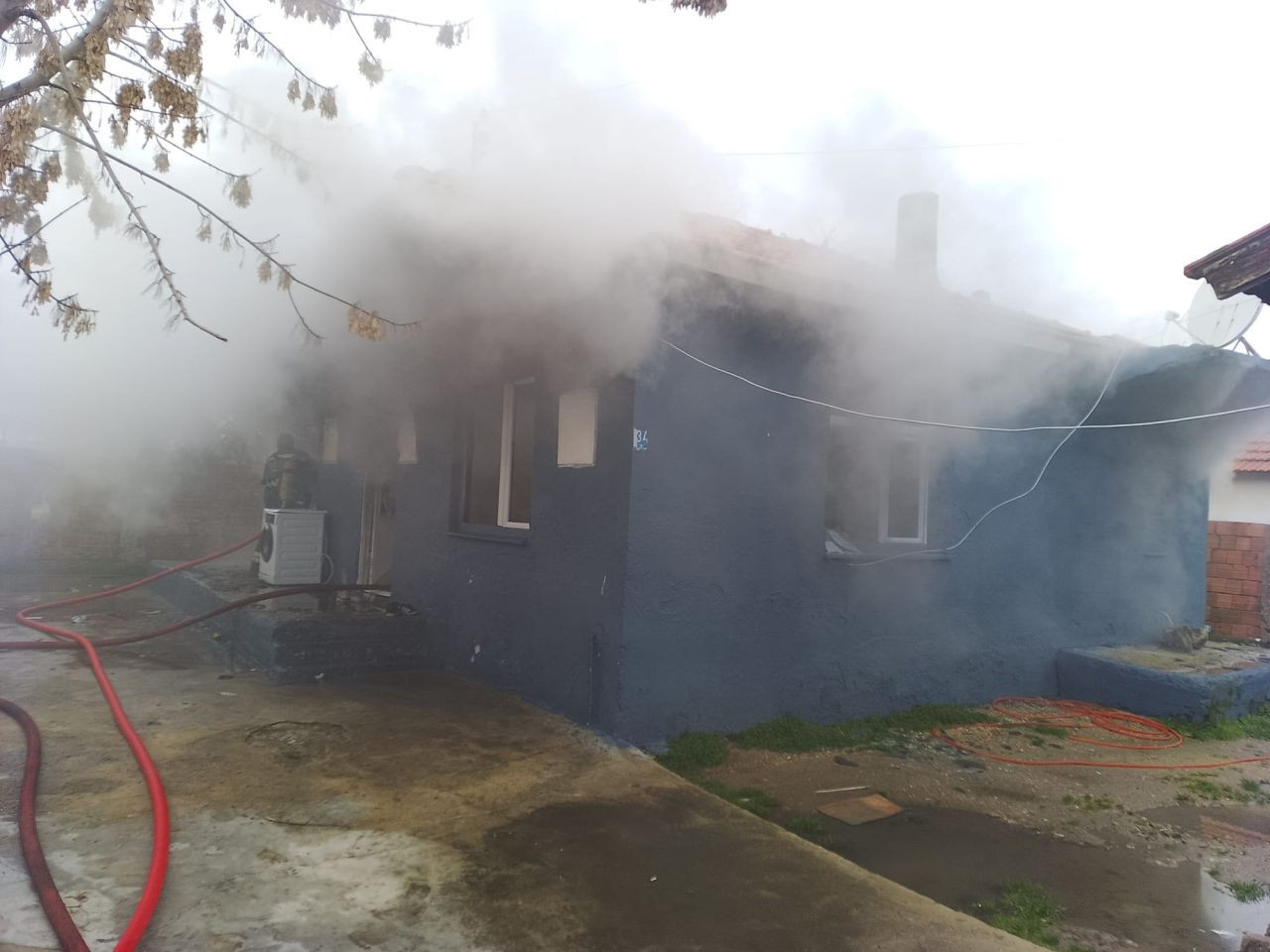 Tekirdağ Muratlı'da Ev Yangını! - Sayfa 1