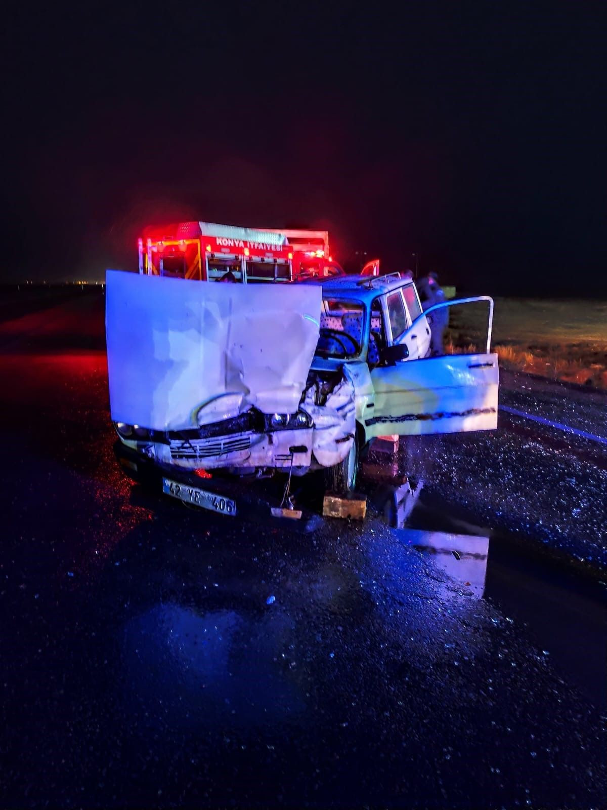 Konya’da Feci Kaza! Kamyona Çarpan Otomobil Sürücüsü Hayatını Kaybetti - Sayfa 5