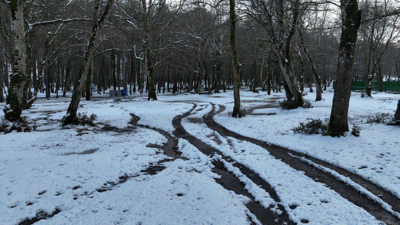 Beyaza Bürünen Belgrad Ormanı Havadan Görüntülendi - Sayfa 2