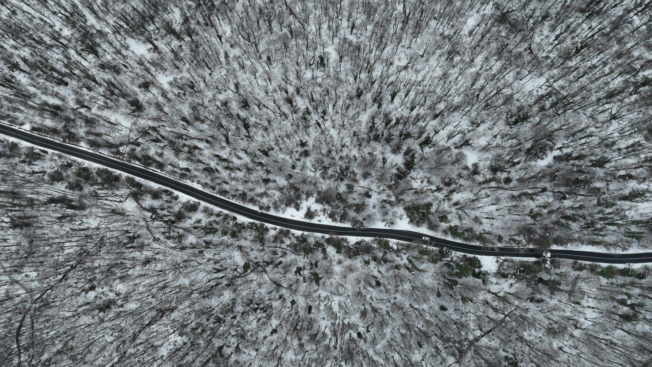 Beyaza Bürünen Belgrad Ormanı Havadan Görüntülendi - Sayfa 3