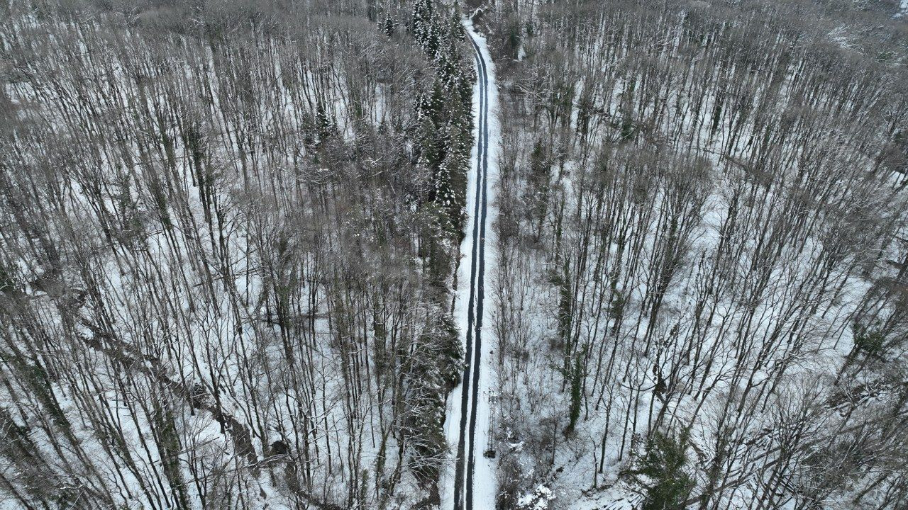 Beyaza Bürünen Belgrad Ormanı Havadan Görüntülendi - Sayfa 8