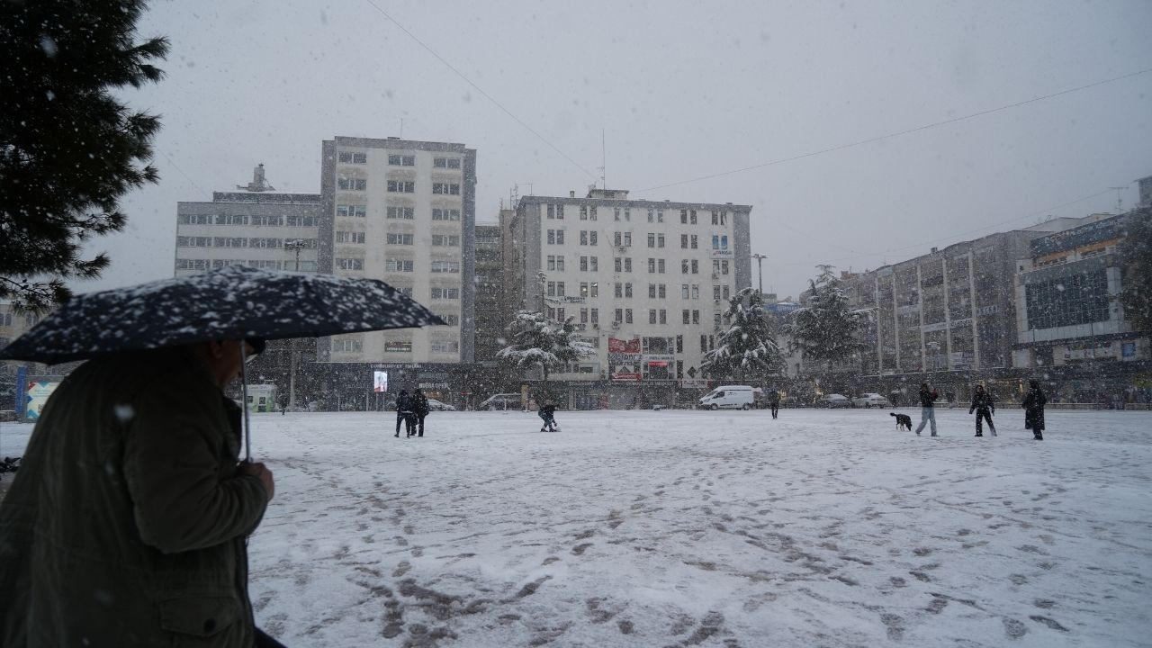 Samsun'da yoğun kar yağışı