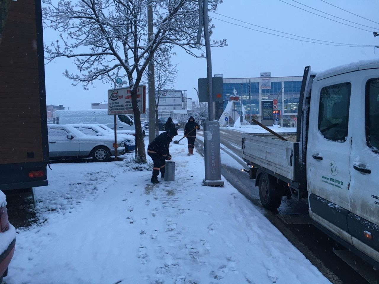 Kocaeli Körfez'de Kar Mesaisi - Sayfa 1