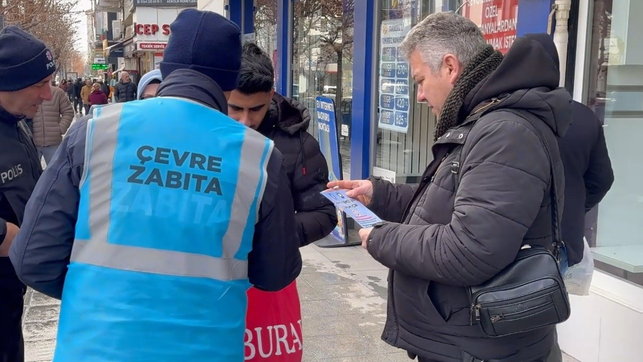 Çorum’da "İzmarit-19" Denetimi! Yere Sigara İzmariti Atanlara Ceza