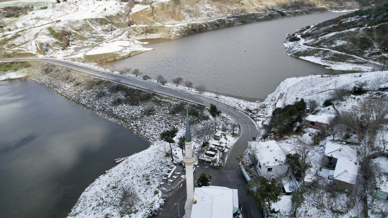 İstanbul’da Doğanın Beyaz Örtüyle Muhteşem Uyumu Havadan Görüntülendi - Sayfa 3