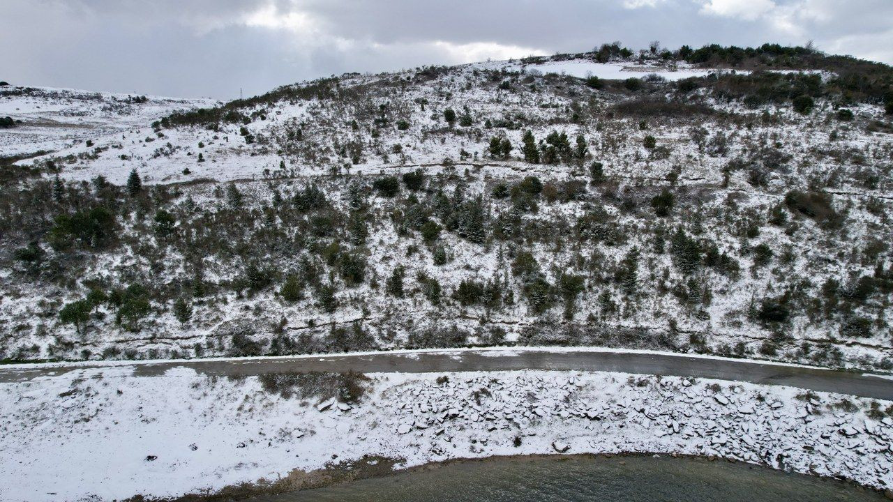 İstanbul’da Doğanın Beyaz Örtüyle Muhteşem Uyumu Havadan Görüntülendi - Sayfa 4