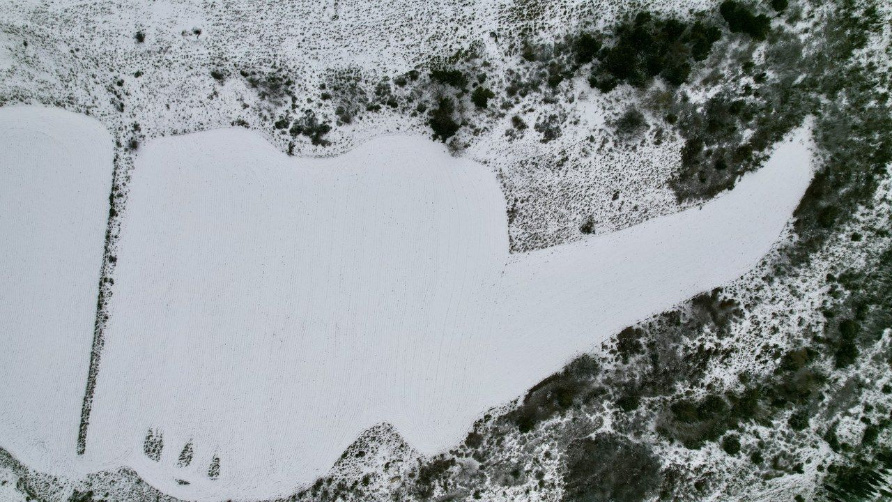 İstanbul’da Doğanın Beyaz Örtüyle Muhteşem Uyumu Havadan Görüntülendi - Sayfa 5