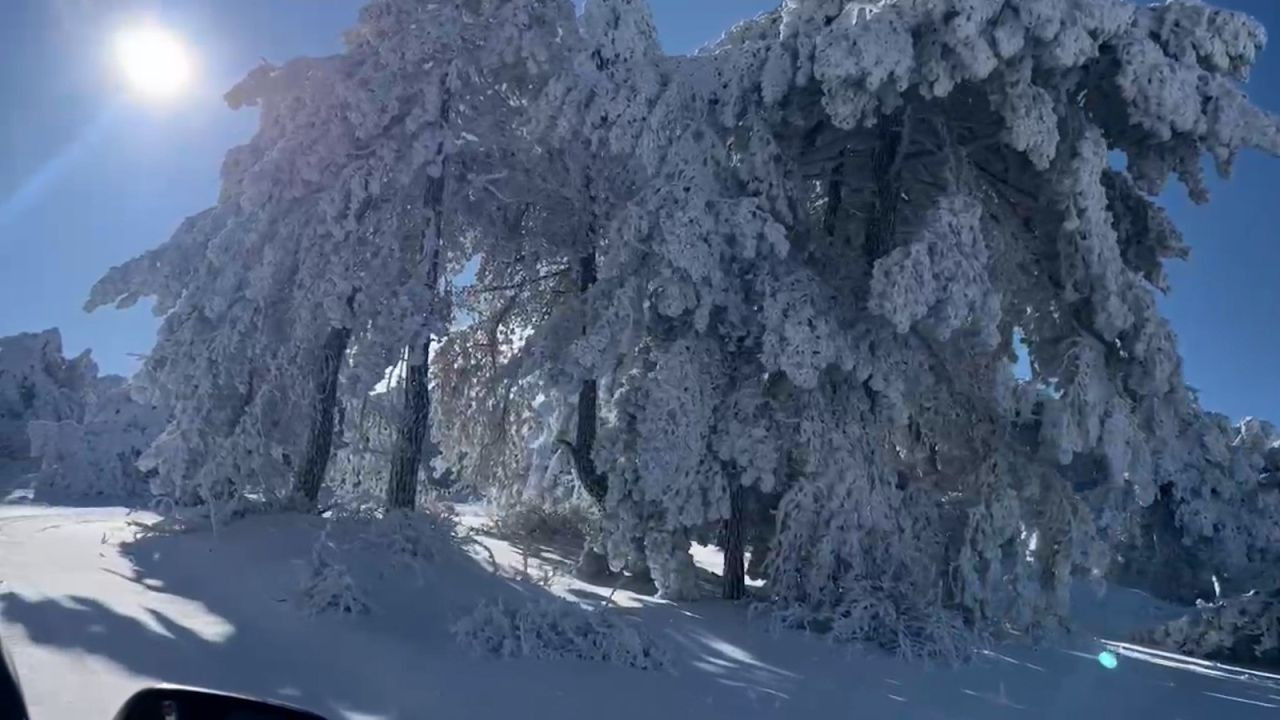 Balıkesir Sındırgı'da Beyaz Örtü Havadan Görüntülendi - Sayfa 6