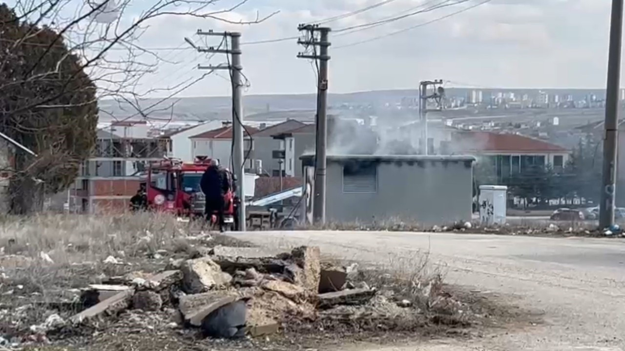 Eskişehir’de Trafo Yangını Paniğe Neden Oldu