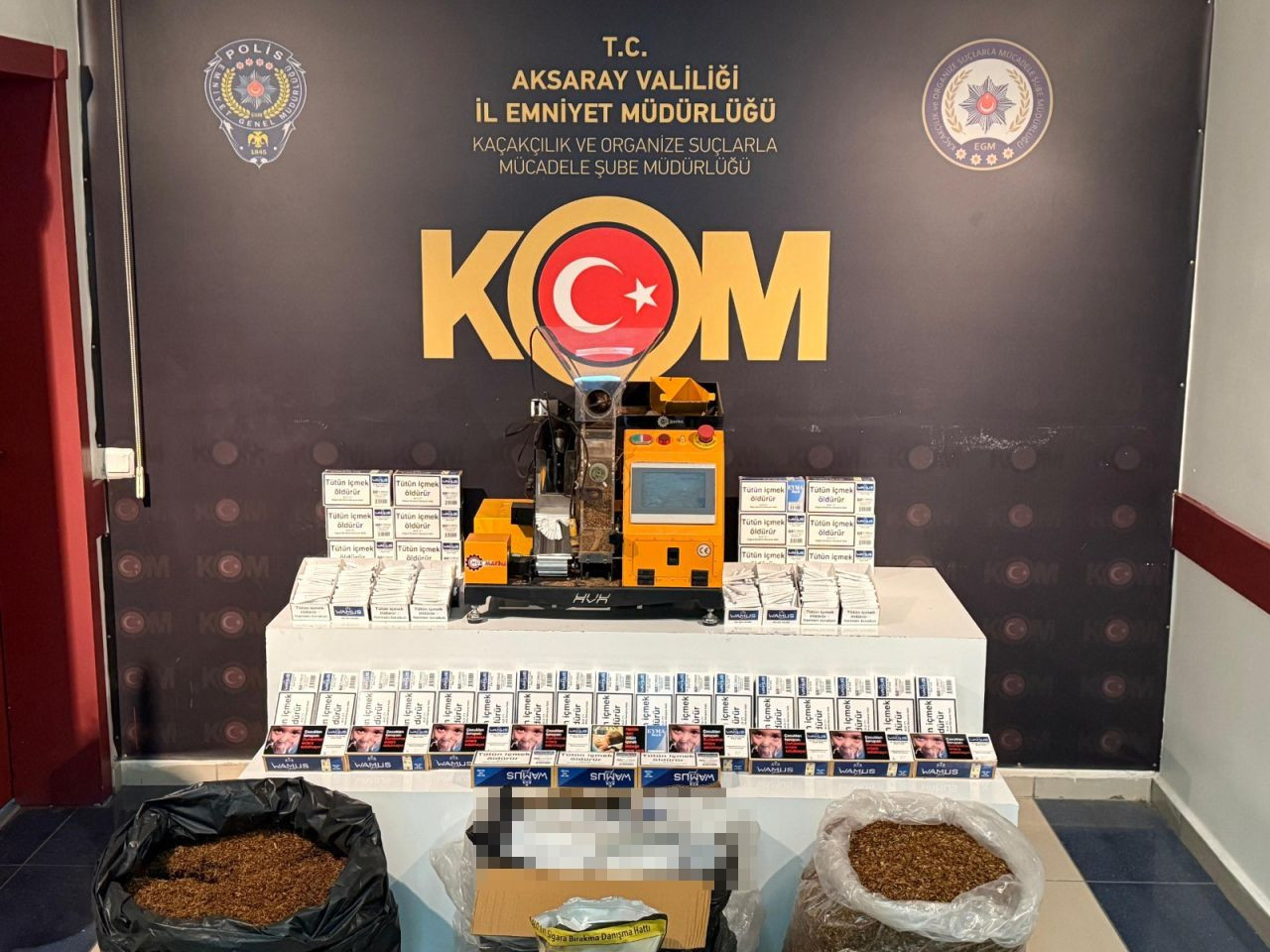 Aksaray’da Kaçakçılara Darbe! 4 Ayrı Operasyonda Silah ve Kaçak Tütün Ele Geçirildi - Sayfa 1