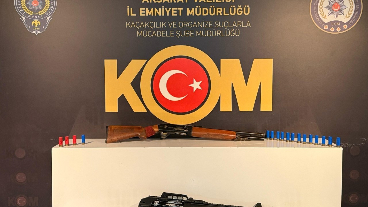 Aksaray’da Kaçakçılara Darbe! 4 Ayrı Operasyonda Silah ve Kaçak Tütün Ele Geçirildi