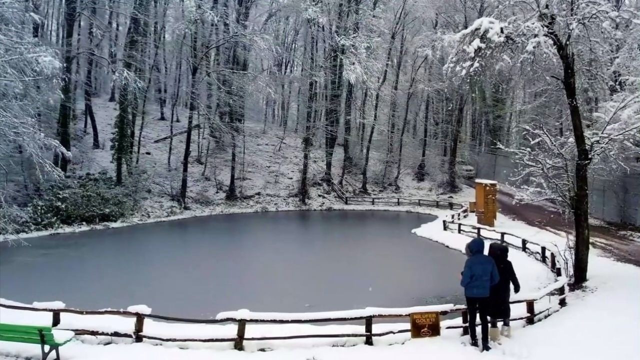 Kocaeli'de Karın Getirdiği Güzellikleri Keşfettiler