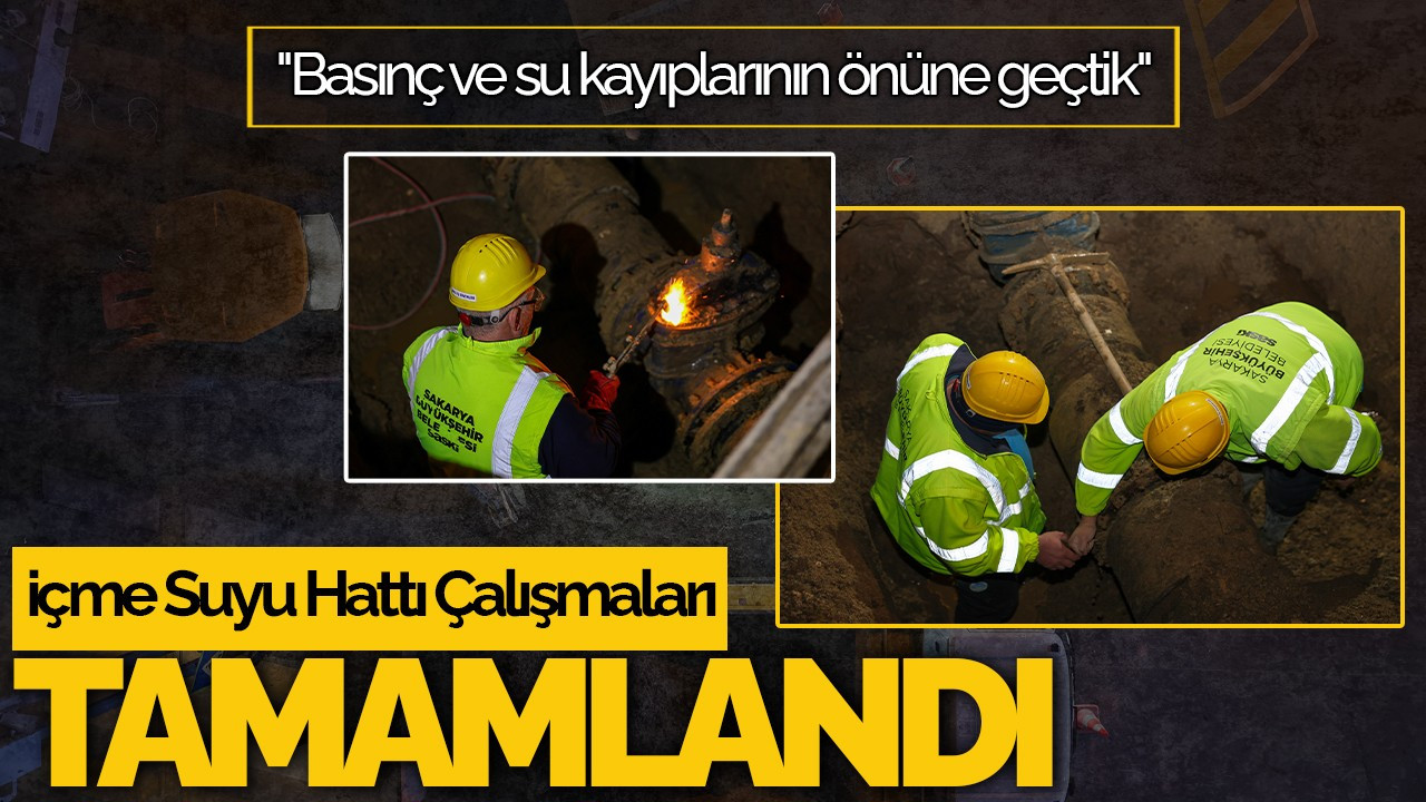 6 Mahallenin İçme Suyu Hattı Sabaha Kadar Süren Çalışmayla Yenilendi