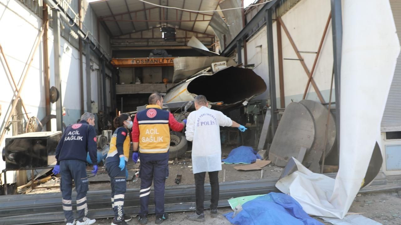 Gaziantep'te Bakımı Yapılan Tanker Patladı: 2 Ölü, 3 Yaralı