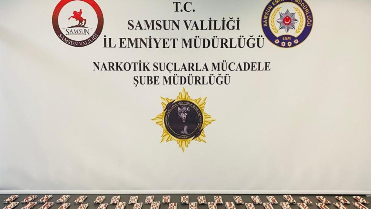 Samsun’da Uyuşturucu Operasyonu! Binlerce Hap Ele Geçirildi
