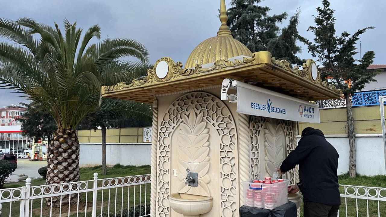 Esenler’de İftar Çeşmeleri Ramazan Boyunca Hizmet Veriyor