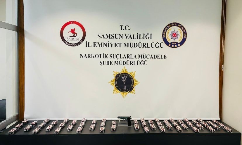 Samsun’da Uyuşturucu Operasyonu! 4 Bin 816 Adet Sentetik Ecza Ele Geçirildi - Sayfa 1