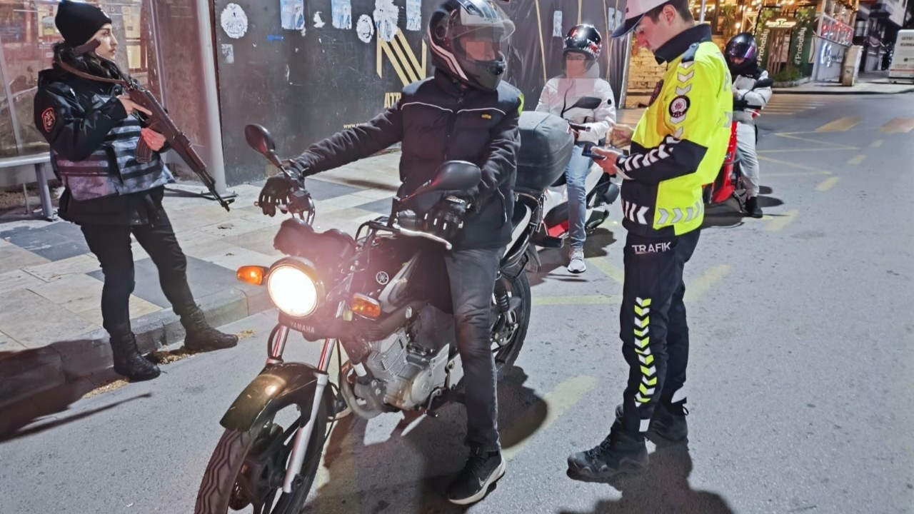 Manisa’da Motosiklet Denetimi: 59 Araç Trafikten Men Edildi