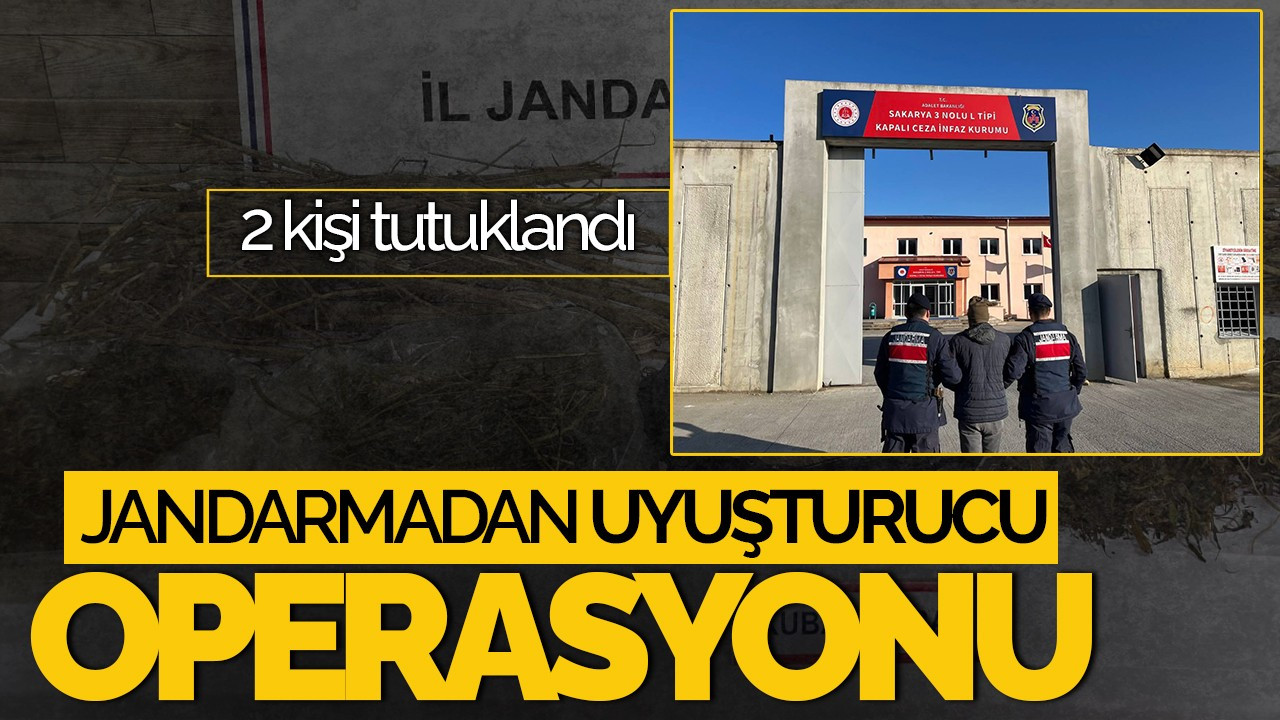 Sakarya’da Jandarma 3 Kilo 104 Gram Uyuşturucu Ele Geçirdi: 2 Kişi Tutuklandı