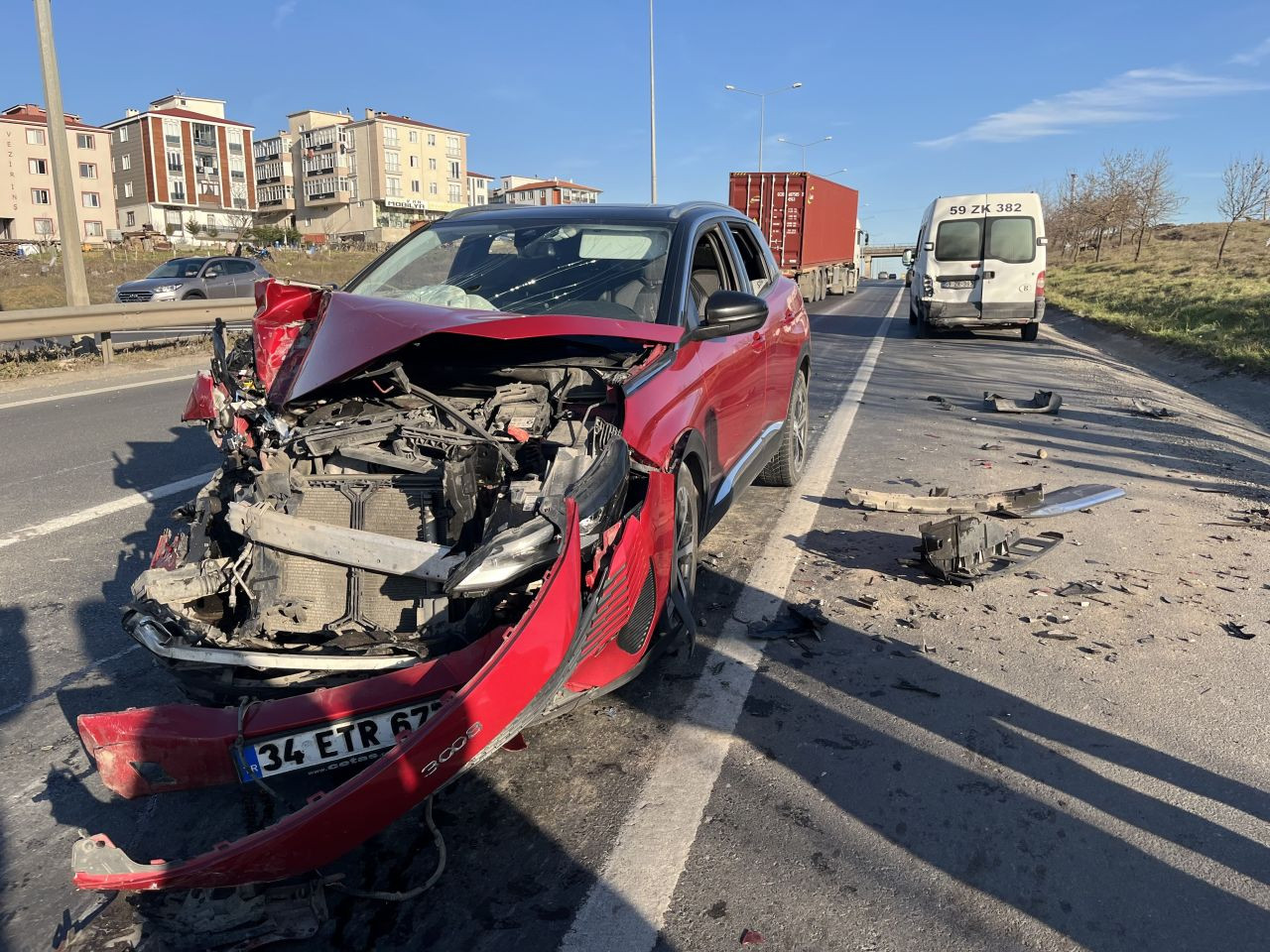Tekirdağ’da Korkutan Kaza! Hurdaya Dönen Araçtan Sağ Çıktı - Sayfa 5