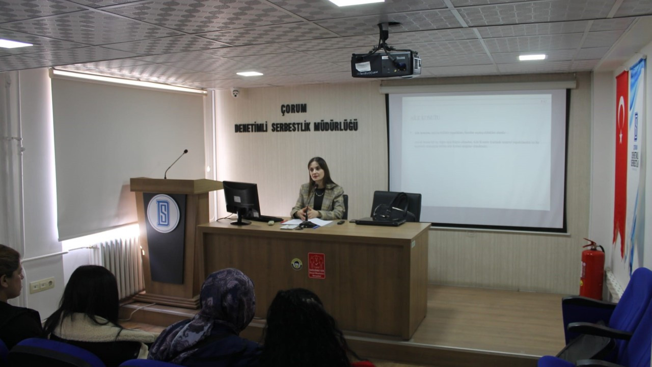 Çorum’da Denetimli Serbestlik Yükümlüsü Kadınlara Anlamlı 8 Mart Etkinliği