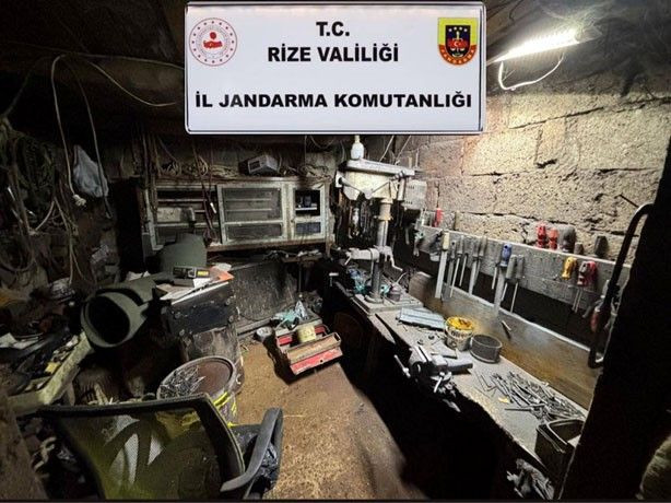 Rize’de Kaçak Silah Atölyesine Baskın! 2 Kişi Gözaltına Alındı - Sayfa 1