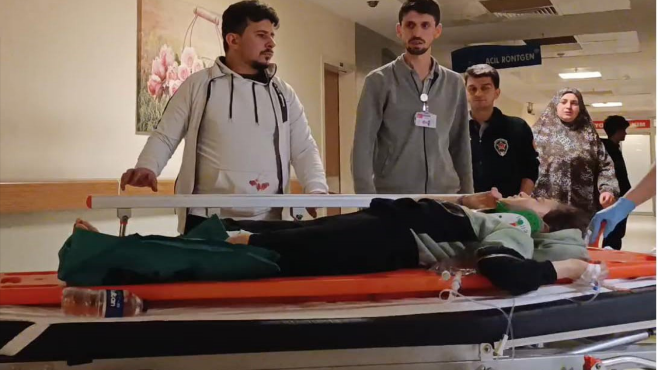 11 Yaşındaki Çocuğun Ayağı Zincire Sıkıştı, Motosiklet Devrildi