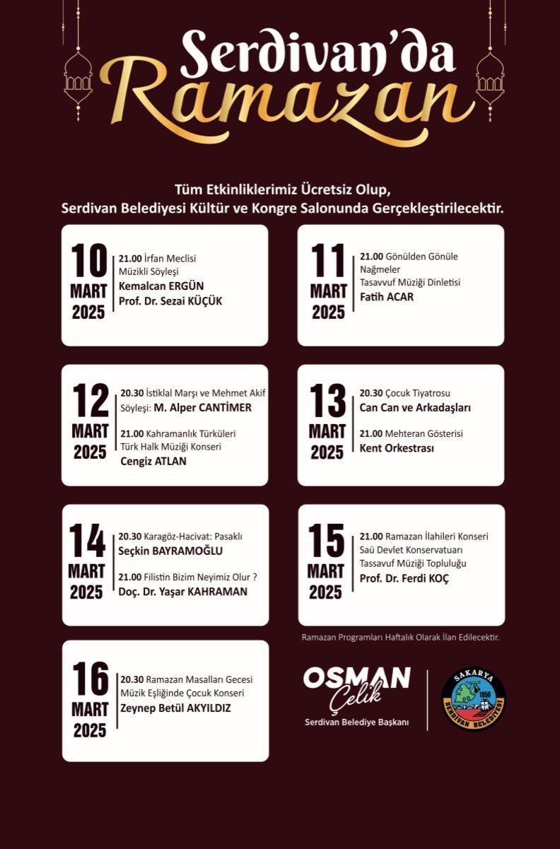 Serdivan’da Ramazan Etkinliklerine Yoğun İlgi! Geleneksel Kültür Sanatla Buluşuyor! - Sayfa 4