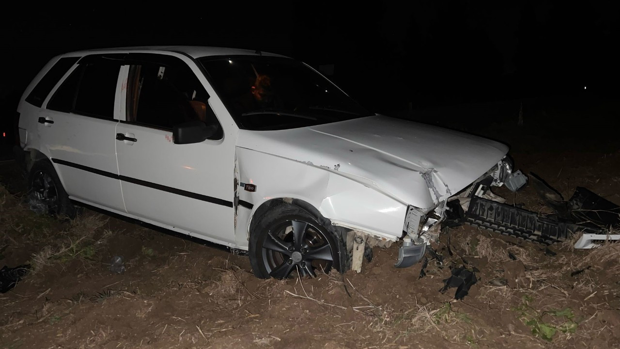 Tekirdağ’da Virajı Alamayan Otomobil Tarlaya Uçtu!