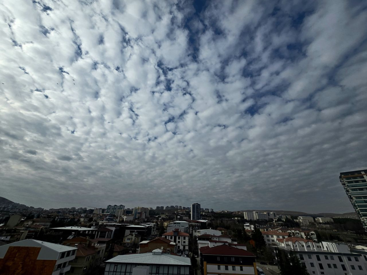 Elazığ Semalarında Görsel Şölen! Sirrokümülüs Bulutları Büyüledi - Sayfa 1