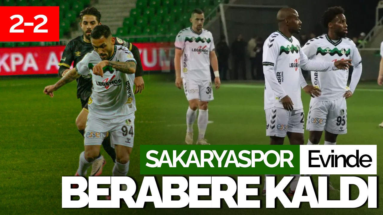 Sakaryaspor’dan Kaçan Fırsat! Bandırmaspor’la Berabere Kaldı