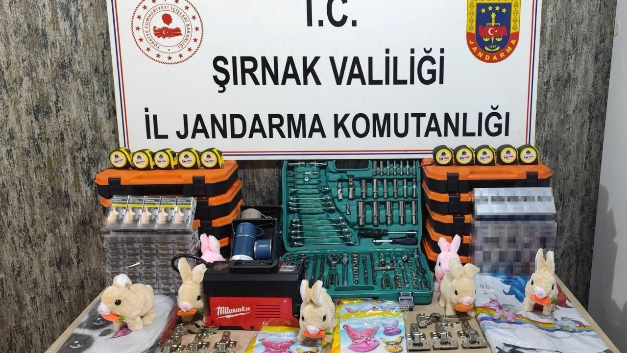 Şırnak’ta Jandarmadan Kaçakçılığa Darbe: 4,5 Milyon TL’lik Malzeme Ele Geçirildi