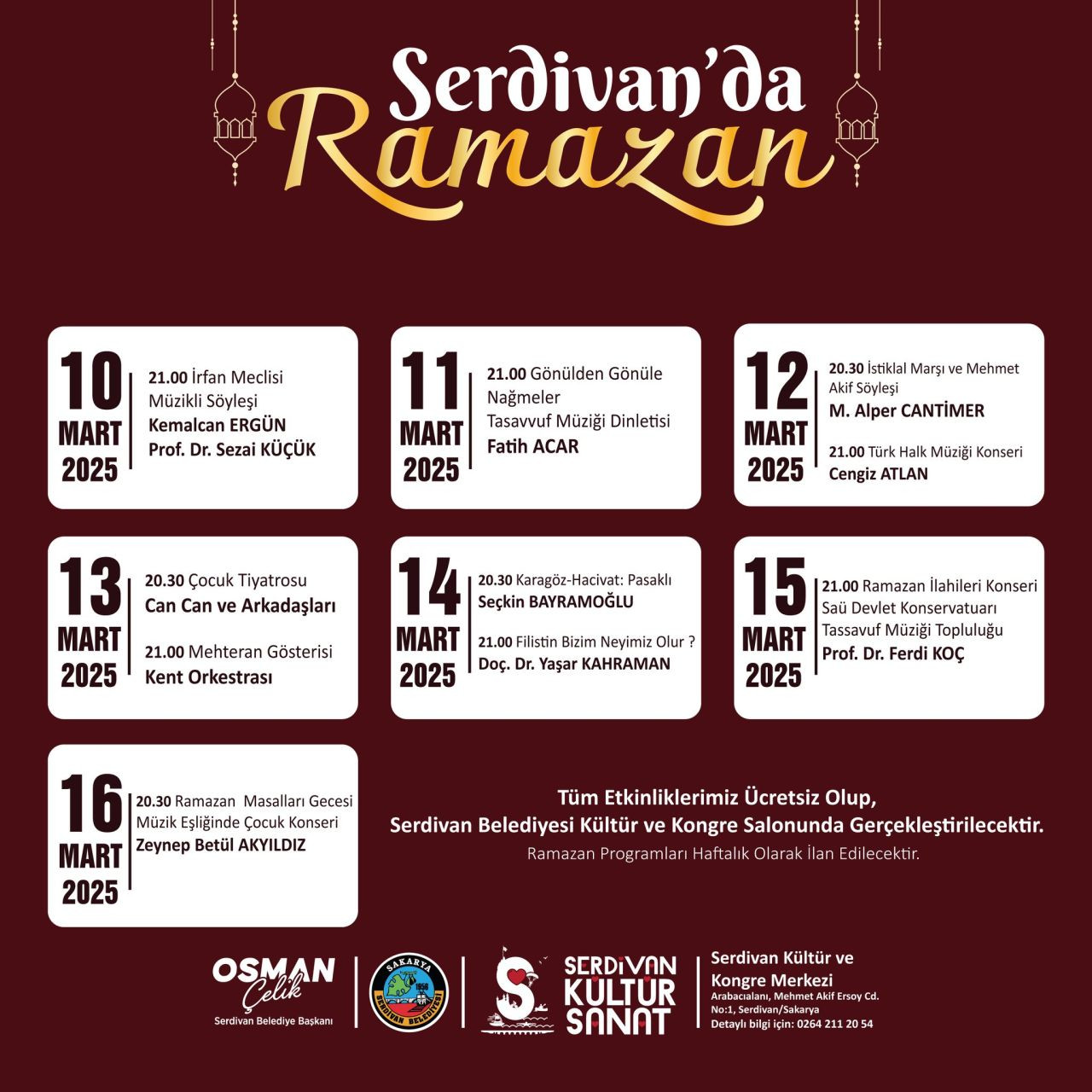 Serdivan’da Ramazan Etkinlikleri Sanat ve Kültürle Canlanıyor - Sayfa 5