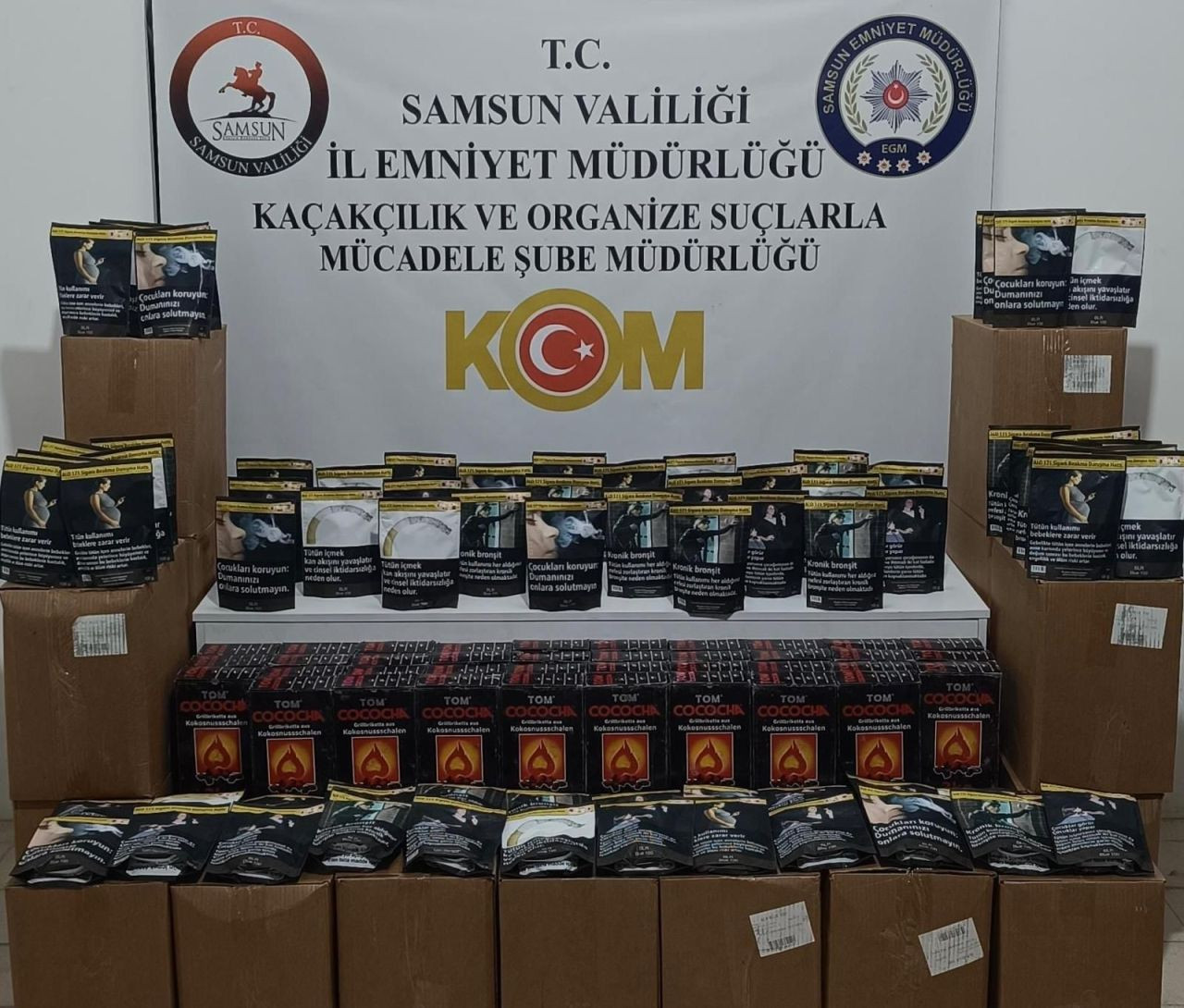 Samsun’da Kaçak Tütün ve Nargile Kömürü Operasyonu - Sayfa 1