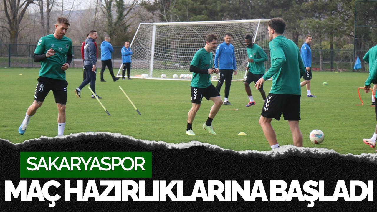 Sakaryaspor, Yeni Malatyaspor Maçı İçin Hazırlıklara Başladı