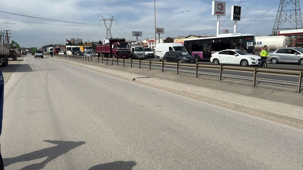 Sakarya'da Tosun Krizi! D-100'de Trafik Durdu, O Anlar Kameraya Yansıdı! - Sayfa 5
